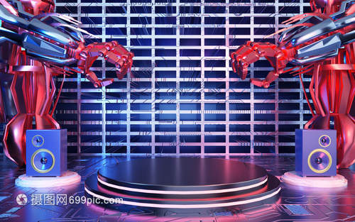 酷炫電子產品展示空間